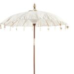Location de parasol oriental écru
