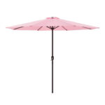 Location de parasol rose pastel