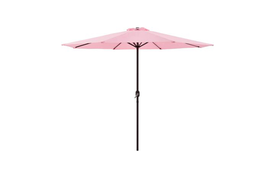 Location de parasol rose pastel