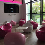 Ball chair blanc