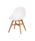 chaise scandinave blanche