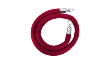 Corde bordeaux pour potelet prestige