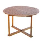 Table teck ronde