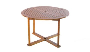 Table teck ronde