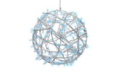 Boule lumineuse bleue (Ø 60 cm)