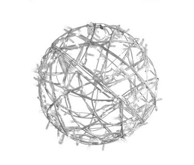 Boule lumineuse blanche (Ø 40 cm)