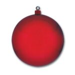Boule géante de Noël rouge (Ø 65cm)