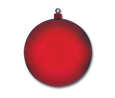 Boule géante de Noël rouge (Ø 65cm)