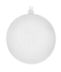 Boule géante de Noël blanche (Ø 60 cm)
