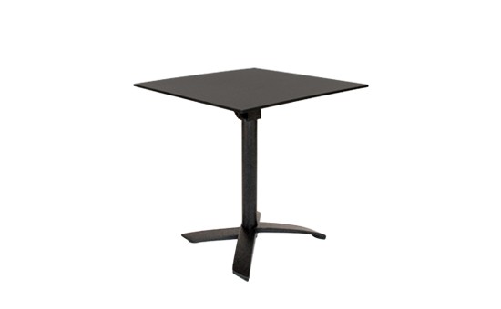 Table Guéridon carrée noire