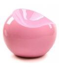 Ball chair rose pâle