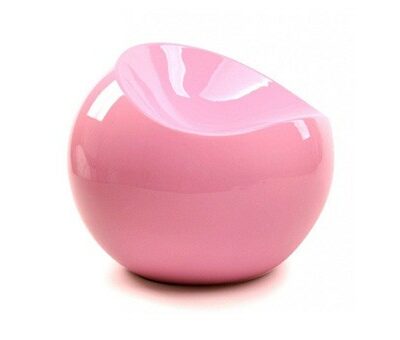Ball chair rose pâle