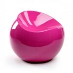 Ball chair fuchsia