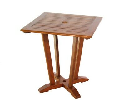 Table teck carrée 70 cm