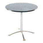 Table Guéridon ronde noire