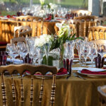 Location de nappe gala ronde réversible