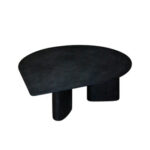 Table basse goutte d'eau noire