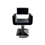 Fauteuil barbier cuir noir