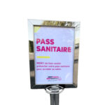 Panneau indicateur pour potelet prestige