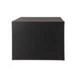 banque d'accueil pliante houssée noire 2