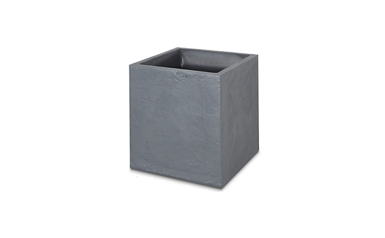cache-pot carré gris foncé 1