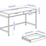 bureau alex dimensions