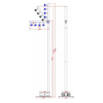 Location de mât d'éclairage de buffets autonomes
