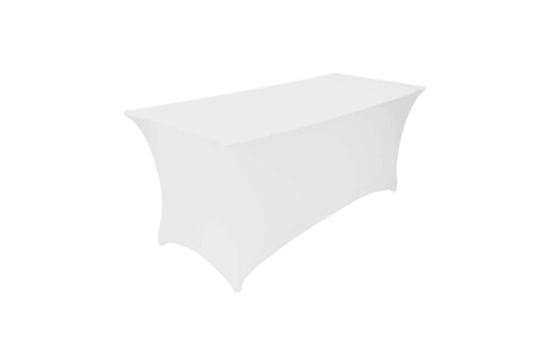 Housse blanche pour buffet aluminium