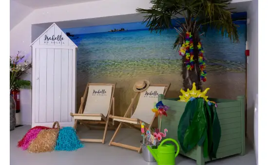 Décor plage paradisiaque
